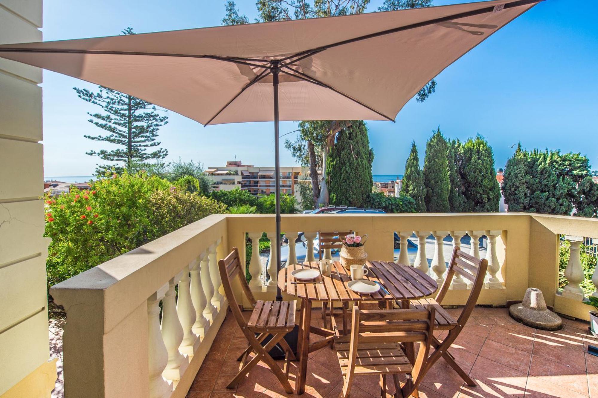 Oliviers -Agreable 2 Pieces Dans Maison Bourgeoise Menton Buitenkant foto