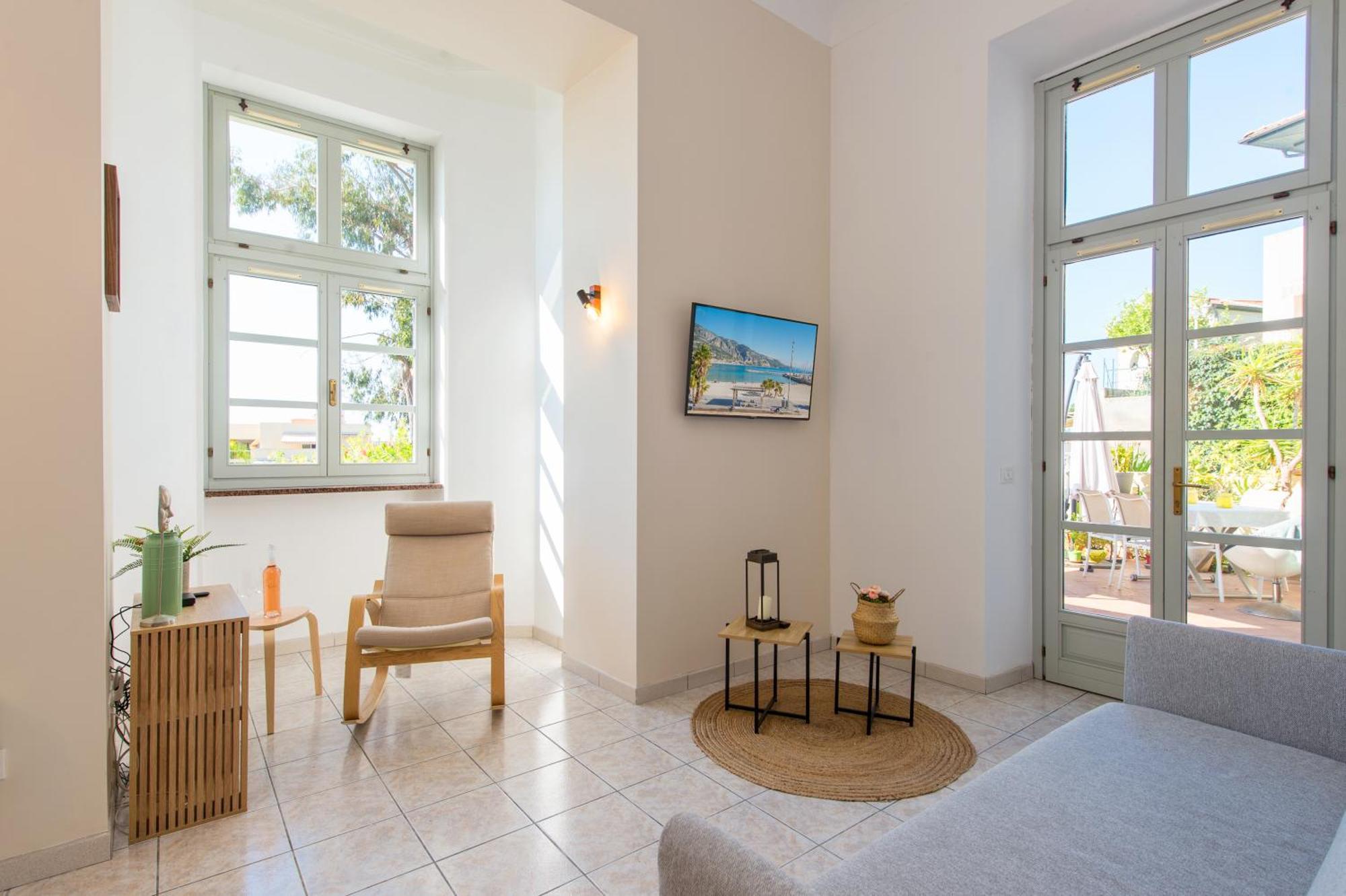 Oliviers -Agreable 2 Pieces Dans Maison Bourgeoise Menton Buitenkant foto