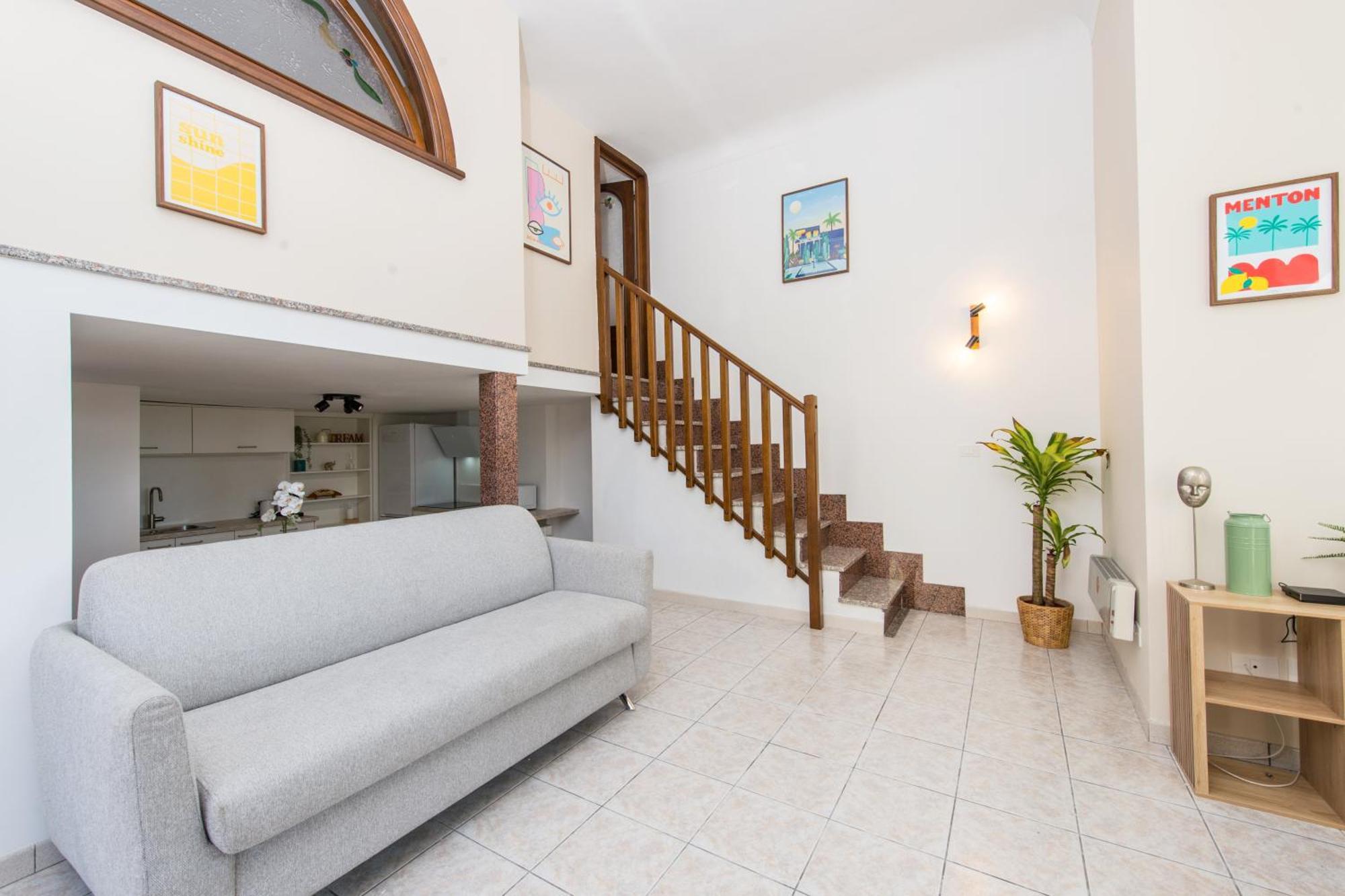 Oliviers -Agreable 2 Pieces Dans Maison Bourgeoise Menton Buitenkant foto